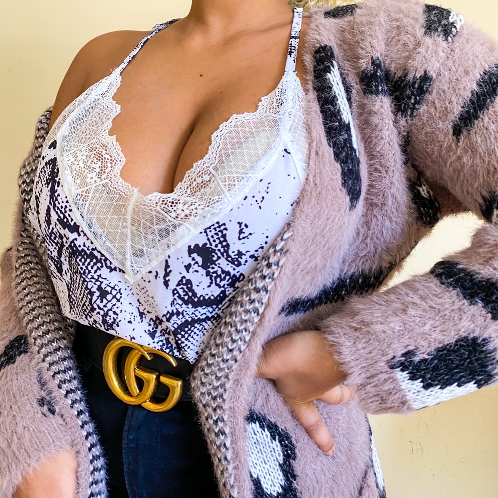 Animal Print Summer Tank Top Shirt Snakeskim